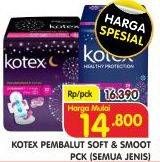 Promo Harga Kotex Soft & Smooth Overnight All Variants  - Superindo