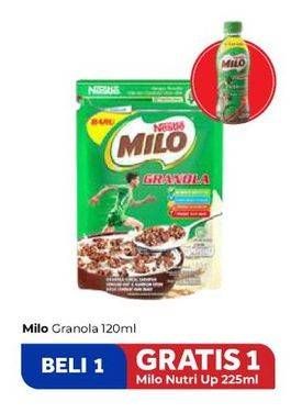 Promo Harga MILO Granola 120 gr - Carrefour