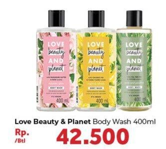 Promo Harga LOVE BEAUTY AND PLANET Body Wash 400 ml - Carrefour