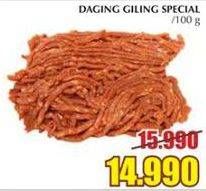 Promo Harga Daging Giling Sapi per 100 gr - Giant