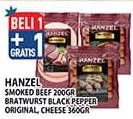 Promo Harga Hanzel Smoked Beef/Bratwurst  - Hypermart