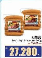 Promo Harga Kimbo Bratwurst Original 500 gr - Hari Hari