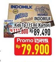 Promo Harga INDOMILK Susu UHT Kids 115 ml - Hypermart