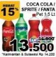 Promo Harga COCA COLA Minuman Soda 1500 ml - Giant