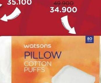 Promo Harga WATSONS Pillow Cotton Puff  - Watsons