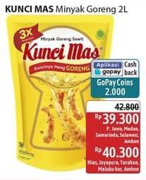 Promo Harga Kunci Mas Minyak Goreng 2000 ml - Alfamidi