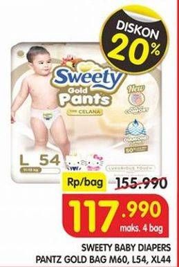 Promo Harga Sweety Gold Pants M60, L54, XL44  - Superindo