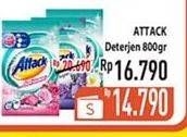 Promo Harga ATTACK Detergent Powder 800 gr - Hypermart