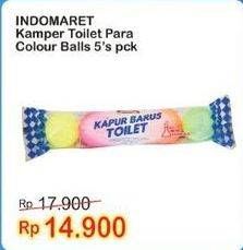 Promo Harga INDOMARET Kamper Toilet Colour Ball 5 pcs - Indomaret