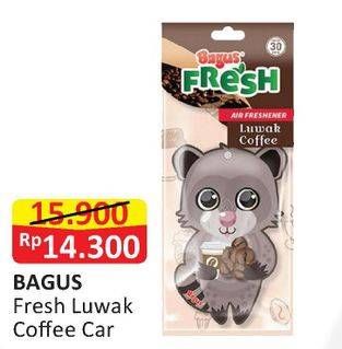 Promo Harga BAGUS Fresh Air Freshener Luwak Coffee  - Alfamart