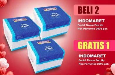 Promo Harga INDOMARET Facial Tissue Non Perfumed 200 pcs - Indomaret