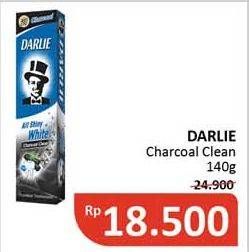 Promo Harga DARLIE Toothpaste All Shiny White Charcoal Clean 140 gr - Alfamidi
