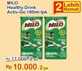 Promo Harga MILO Susu UHT 180 ml - Indomaret