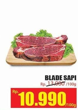 Promo Harga Daging Blade per 100 gr - Hari Hari