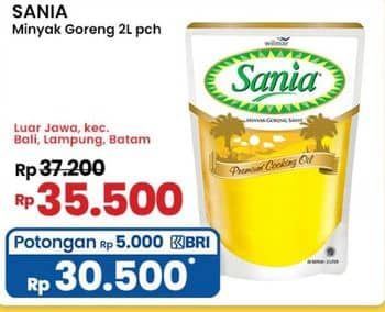 Promo Harga Sania Minyak Goreng 2000 ml - Indomaret