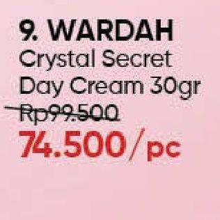 Promo Harga WARDAH Crystal Secret Day Cream 30 gr - Guardian