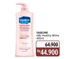 Promo Harga Vaseline Intensive Care Healthy White UV Lightening 400 ml - Alfamidi