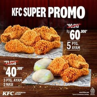 Promo Harga Kupon Super Promo  - KFC