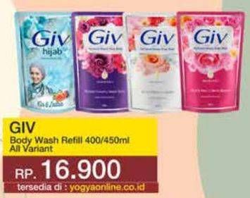 Promo Harga GIV Body Wash All Variants 450 ml - Yogya
