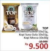 Promo Harga 3in1 White Coffee / Kopi Susu Gula / Kopi Mocca 10sachet  - Alfamidi