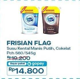 Promo Harga Frisian Flag Susu Kental Manis Putih, Cokelat 545 gr - Indomaret