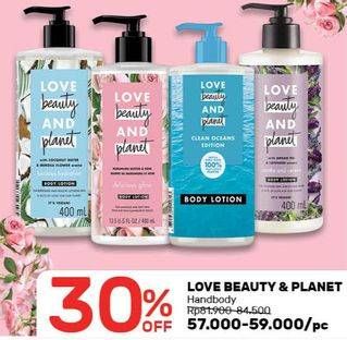 Promo Harga LOVE BEAUTY AND PLANET Body Lotion  - Guardian