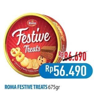 Promo Harga Roma Festive Treats 675 gr - Hypermart