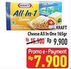 Promo Harga KRAFT All in 1 Cheddar 165 gr - Hypermart