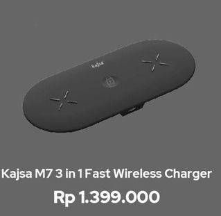 Promo Harga Kajsa 3 in 1 Wireless Fast Charging Station  - iBox