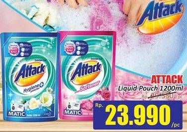 Promo Harga ATTACK Detergent Liquid 1200 ml - Hari Hari