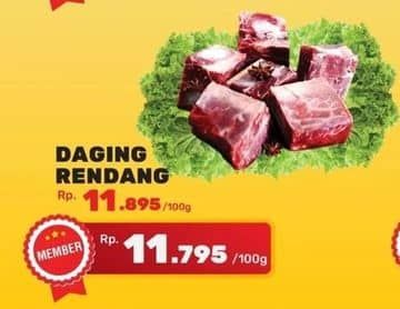 Promo Harga Daging Rendang Sapi per 100 gr - Yogya