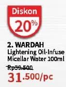 Promo Harga Wardah Lightening Oil-Infused Micellar Water 105 ml - Guardian