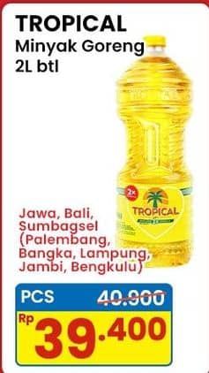 Promo Harga Tropical Minyak Goreng 2000 ml - Indomaret