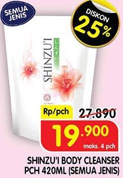 Promo Harga SHINZUI Body Cleanser All Variants 420 ml - Superindo