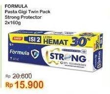 Promo Harga FORMULA Pasta Gigi Strong Protection per 2 pcs 160 gr - Indomaret