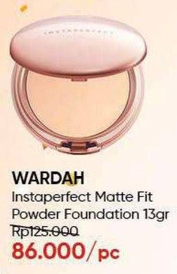 Promo Harga WARDAH Instaperfect Matte Fit Powder Foundation 13 gr - Guardian