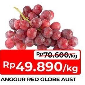 Promo Harga Anggur Red Globe Aust  - TIP TOP