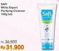 Promo Harga SAFI White Expert Purifying Cleanser 100 gr - Indomaret