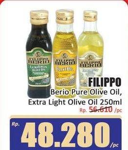 Promo Harga Filippo Berio Olive Oil Extra Light, Pure 250 ml - Hari Hari
