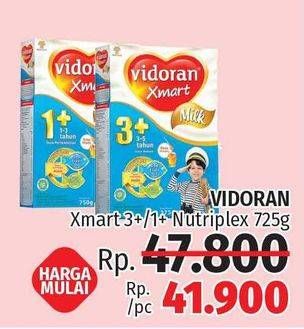 Promo Harga VIDORAN Xmart 1+/Xmart 3+ 725 gr - LotteMart