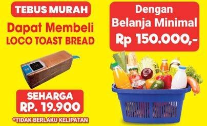 Promo Harga Disney Loco Toast Bread  - Hypermart