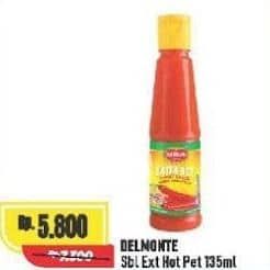 Promo Harga Del Monte Sauce Extra Hot Chilli 135 ml - Alfamart