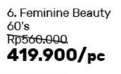 Promo Harga NUTRIMAX Feminine Beauty 60 pcs - Guardian