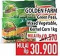 Promo Harga Golden Farm Green Peas/Mixed Vegetable/Corn Kernel  - Hypermart
