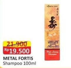 Promo Harga LONG LIFE Metal Shampoo & Anti Dandruff 100 ml - Alfamart