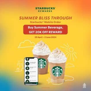 Promo Harga Summer Bliss Through  - Starbucks