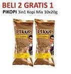Promo Harga Pikopi 3 in 1 Kopi Mix per 10 sachet 20 gr - Alfamidi