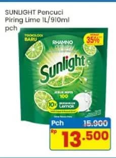 Promo Harga Sunlight Pencuci Piring Jeruk Nipis 100 910 ml - Indomaret