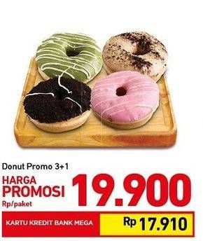 Promo Harga Donut Glaze 4 pcs - Carrefour