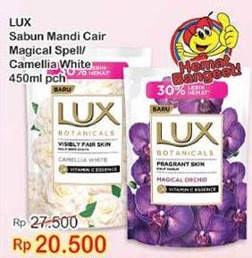Promo Harga LUX Botanicals Body Wash Camellia White, Magical Orchid 450 ml - Indomaret